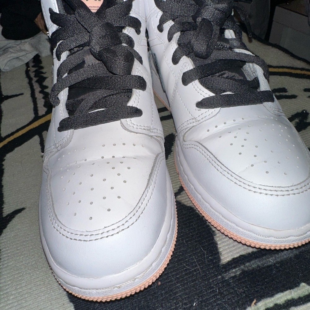 Air Jordan 1 Mid GS Arctic Orange White